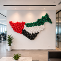 UAE National Day Celebration Balloon Flag MAP SHAPE