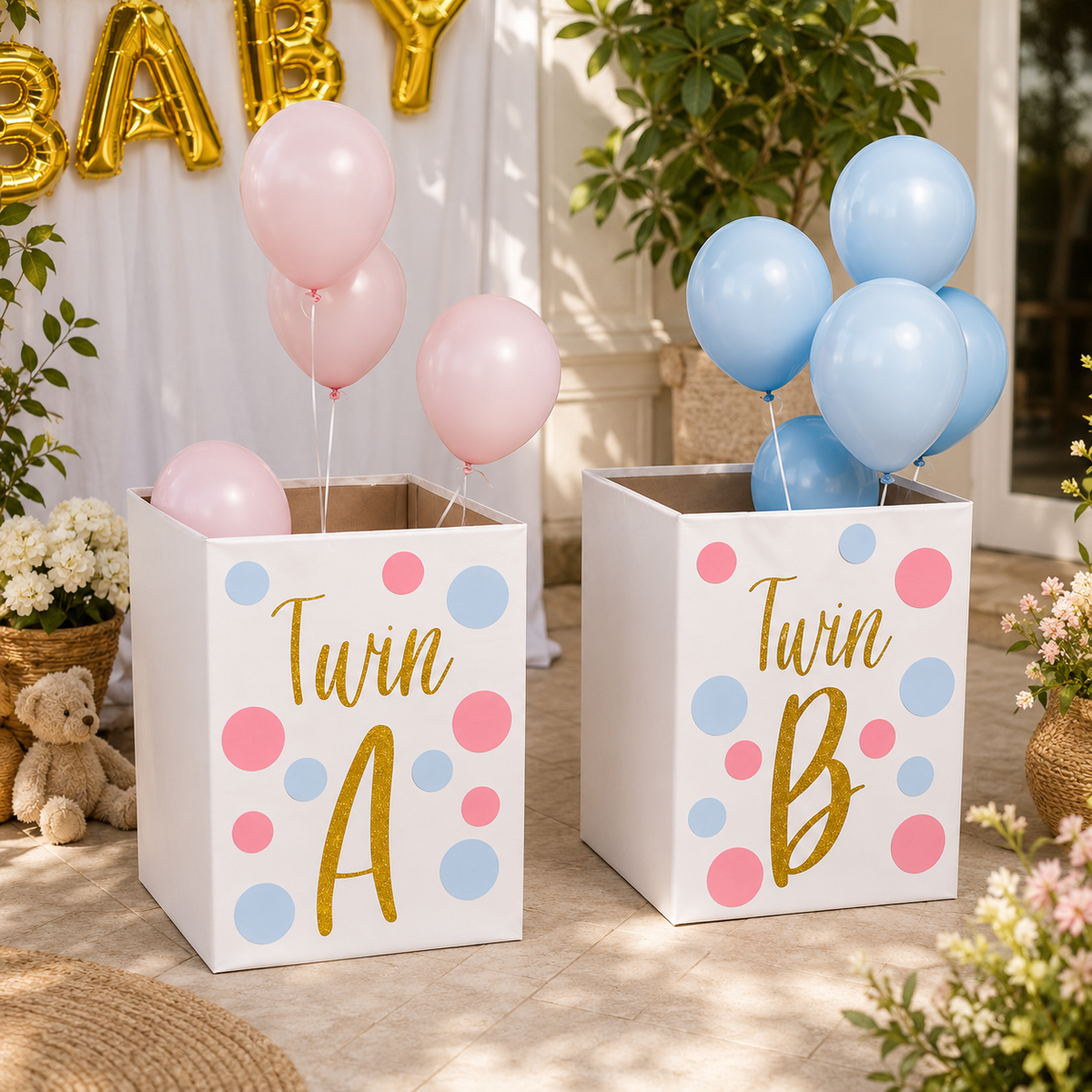 TWIN Gender Reveal Surprise Box