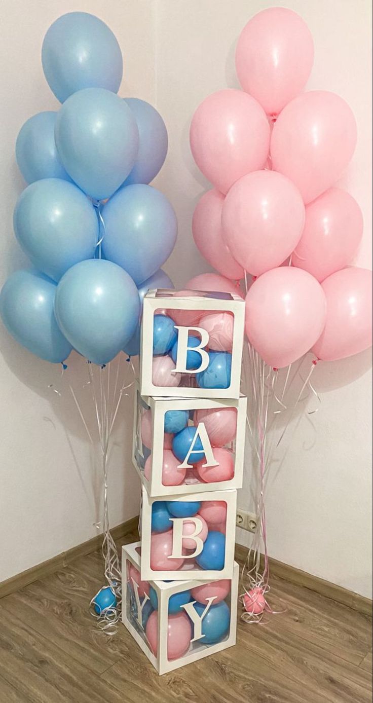 Baby Shower Gender Reveal Balloon Set