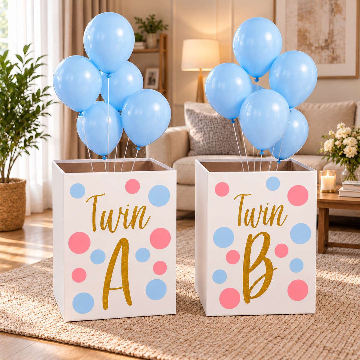 TWIN Gender Reveal Surprise Box
