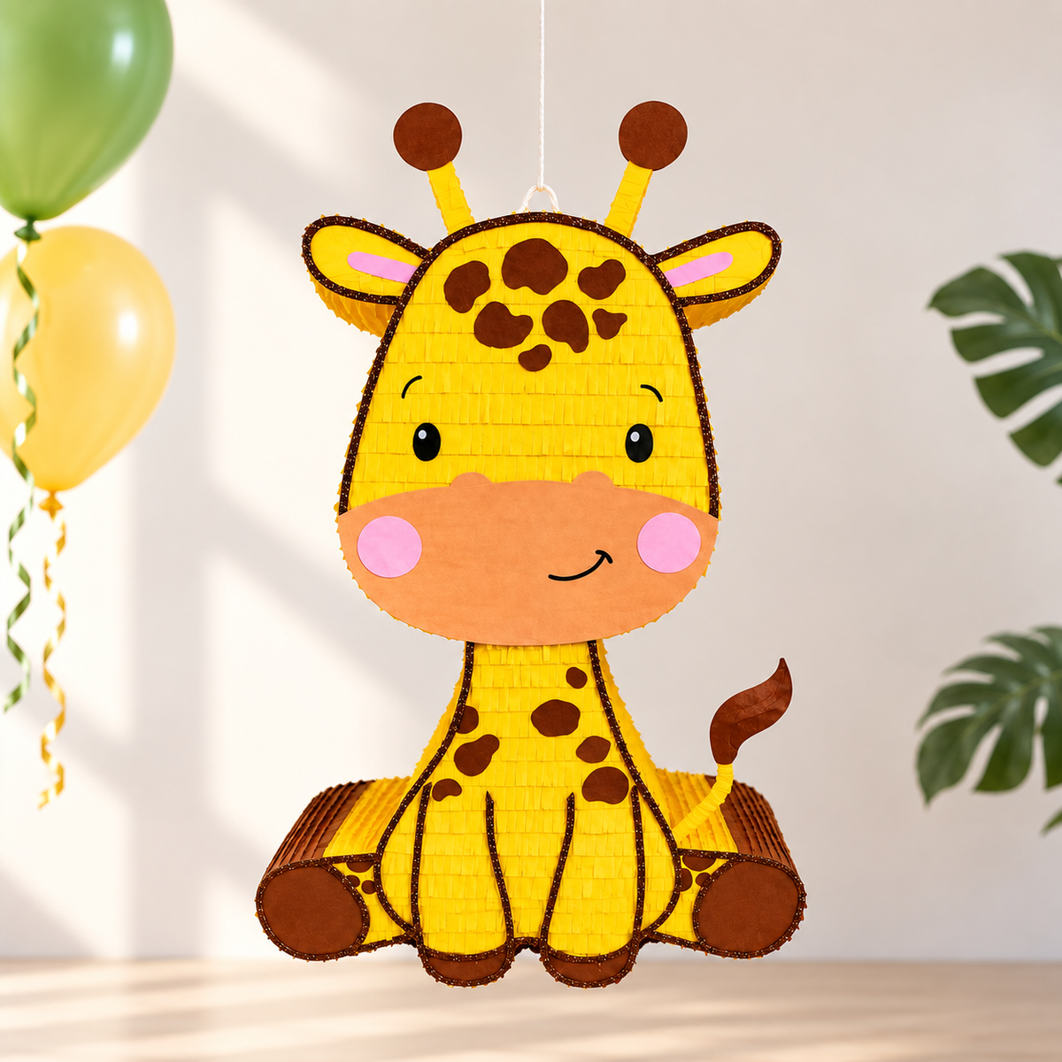 GIRAFFE - JUNGLE SAFARI PIÑATA PRE-ORDER | 3 Days Production | FREE Stick Included!