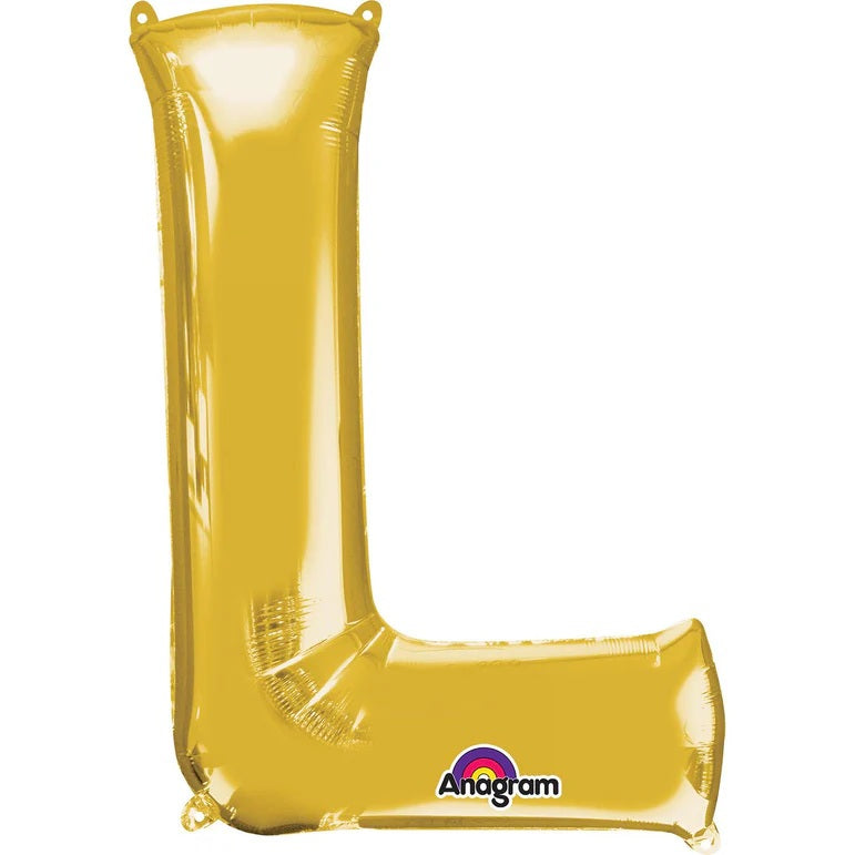 SS LETTER L - Helium Filled