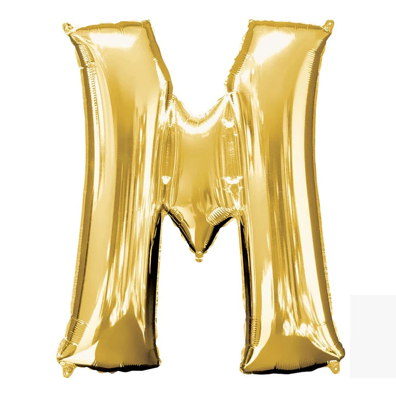 SS LETTER M - Helium Filled