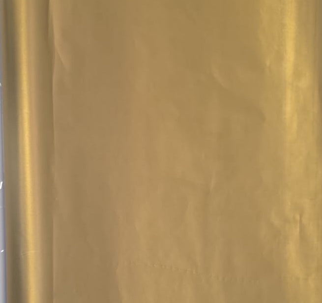 Classic Golden Plain Gift Wrapper - per meter