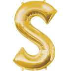 SS LETTER S - Helium Filled