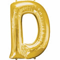SS LETTER D - Helium Filled