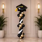 GRAD Balloon Standee Arrangement - 4Design RE ORDER 1 DAY In ADVANCE