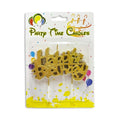 Gold Cursive Birthday Party Candles/Cake Topper