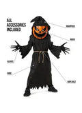 JACK-O-LANTERN COSTUMES KIDS SIZE