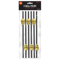 6 SKULL STRAWS