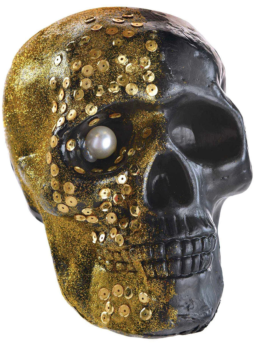 BONEYARD GLAM SKULL DECORATION