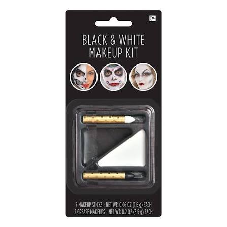 BLACK AND WHITE MAKE UP KIT