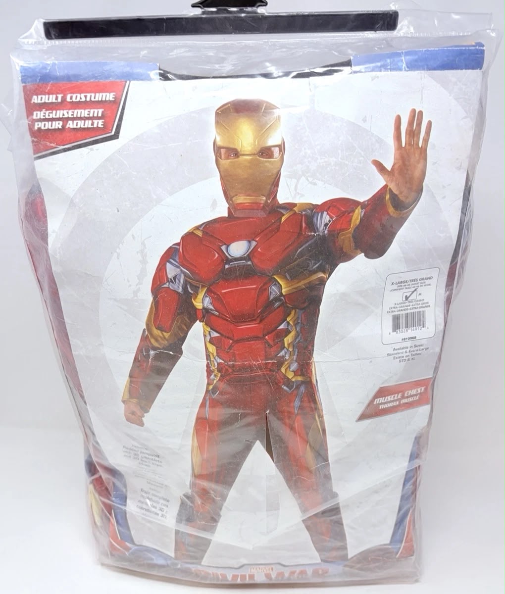 ADULT IRON MAN CUSTUMES XL