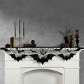 Classic Black & White Mantle Scarf Fabric