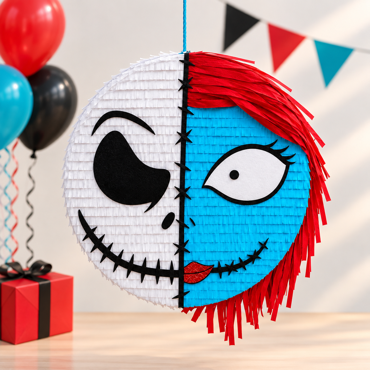 JACK & SALLY PIÑATA PRE-ORDER | 3 Days Production | FREE Stick Included!