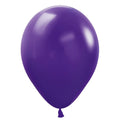 VIOLET Standard Color Plain Latex - Helium Filled