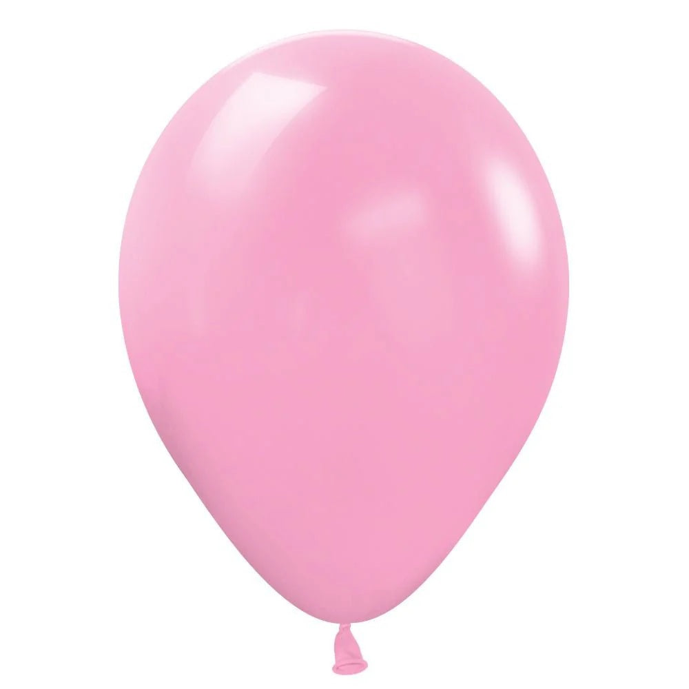 PINK Standard Color Plain Latex - Helium Filled