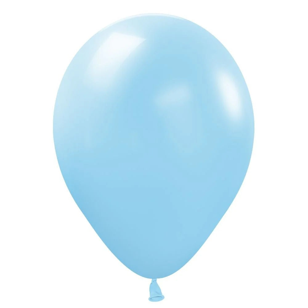 PASTEL BLUE Standard Color Plain Latex - Helium Filled