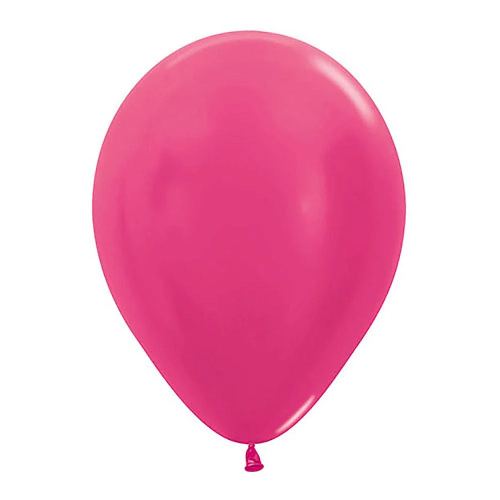 PEARL FUCHSIA Standard Color Plain Latex - Helium Filled