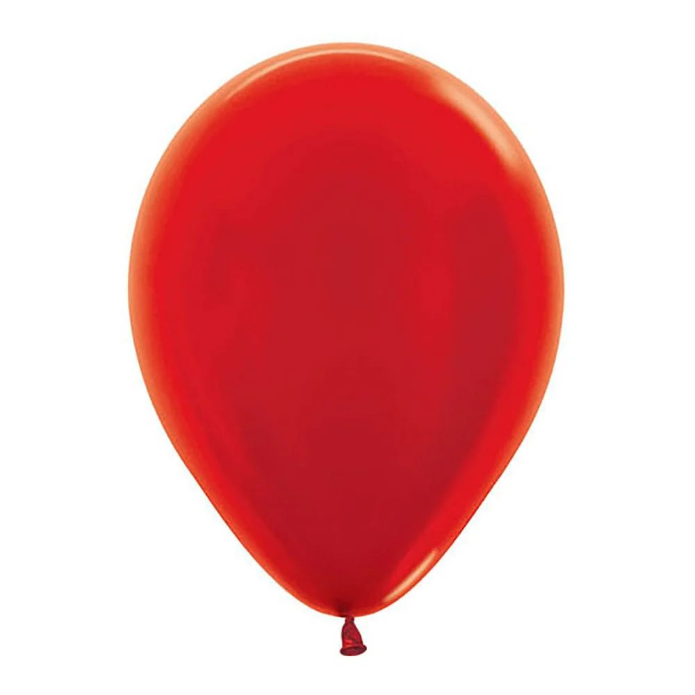 PEARL RED Standard Color Plain Latex - Helium Filled