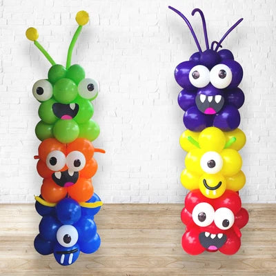 Happy Cute Monster Standard Balloon Pillar Standee - PRE-ORDER 1DAY In Advance