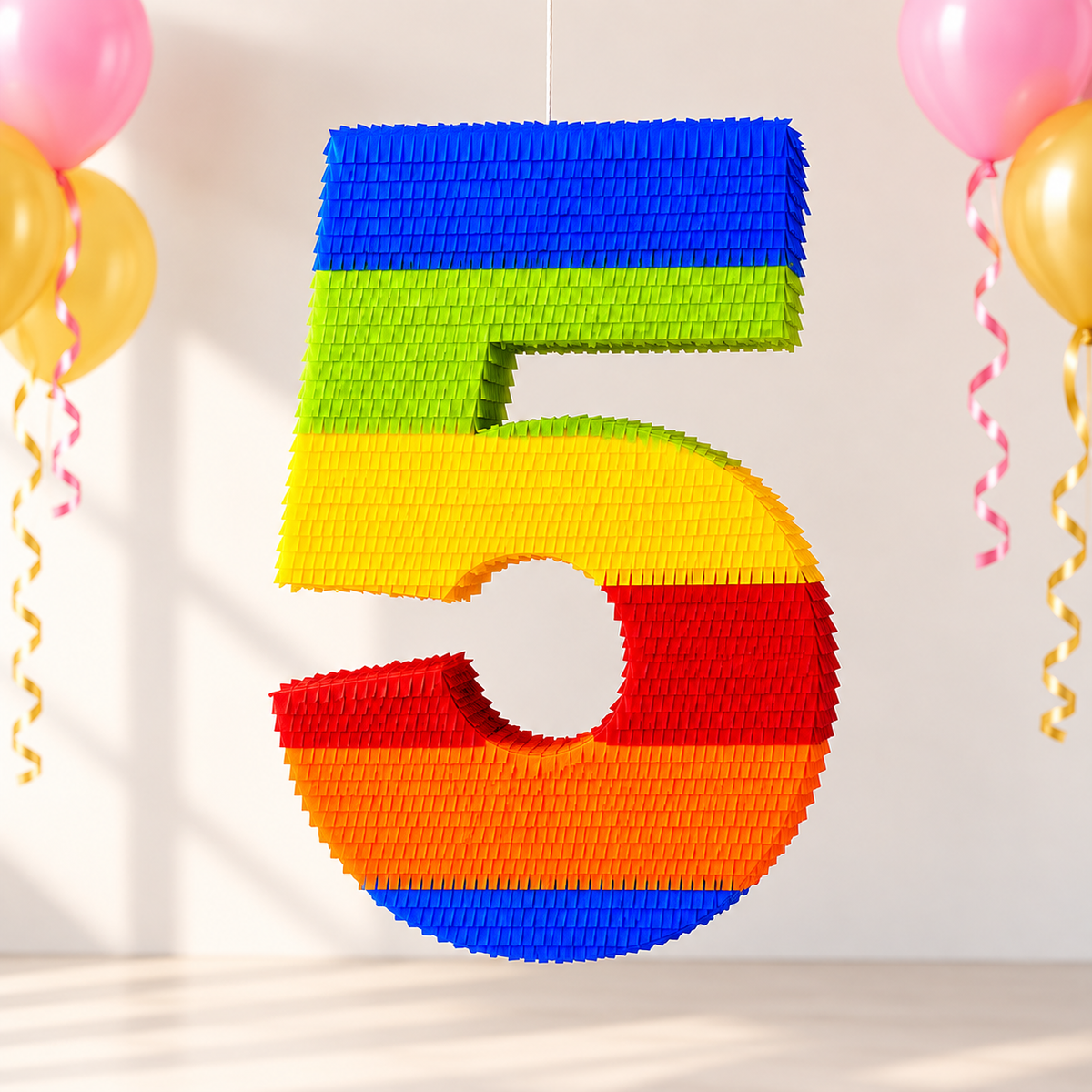 RAINBOW NUMBER PIÑATA PRE-ORDER | 3 Days Production | FREE Stick Included!
