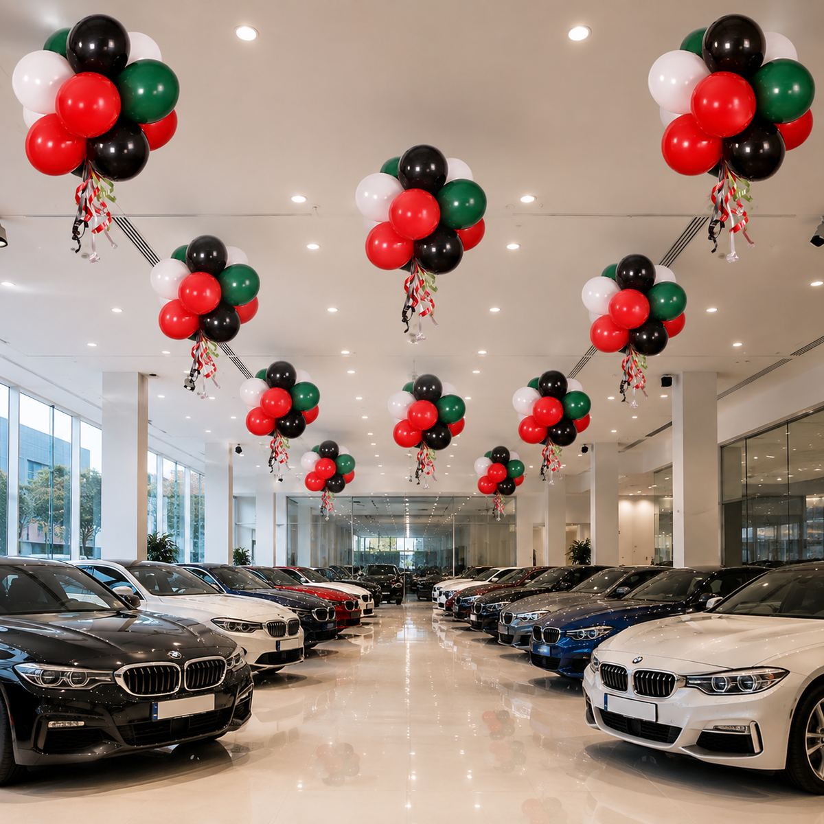 UAE National Day Celebration - OVERHEAD Design - Air-filled (Need to Hang from Ceiling)