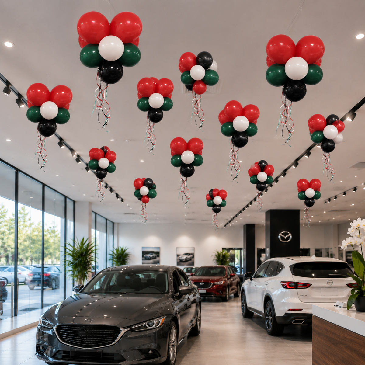 UAE National Day Celebration - OVERHEAD Design - Air-filled (Need to Hang from Ceiling)