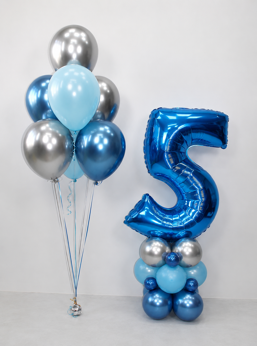 Any Number Prince Birthday Balloon Arrangement
