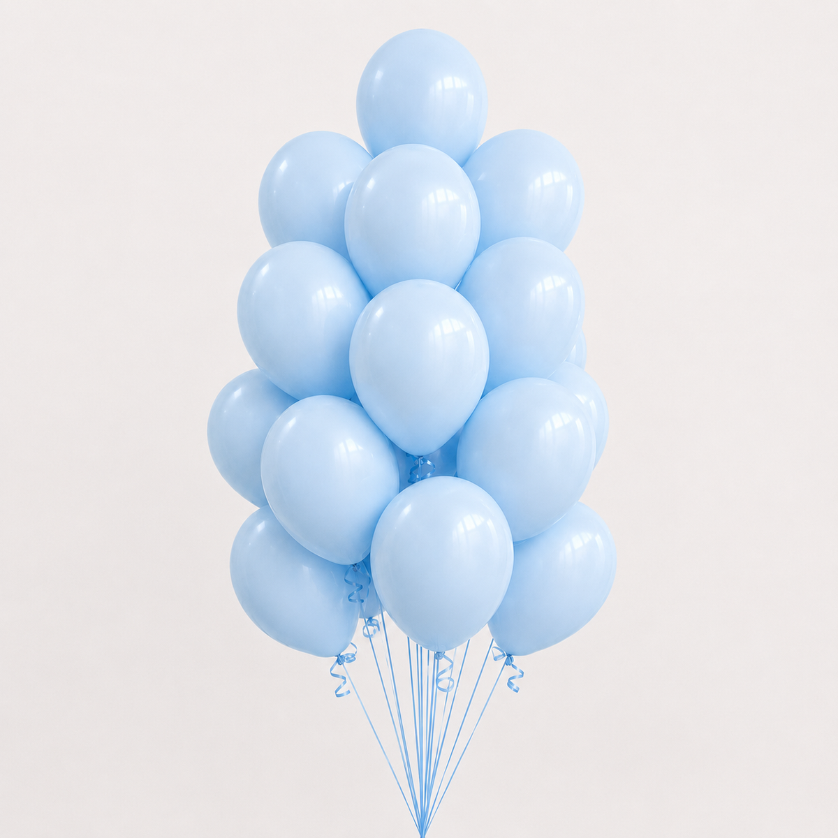 Innocent Blue Latex Balloon Bouquet - 18/24count