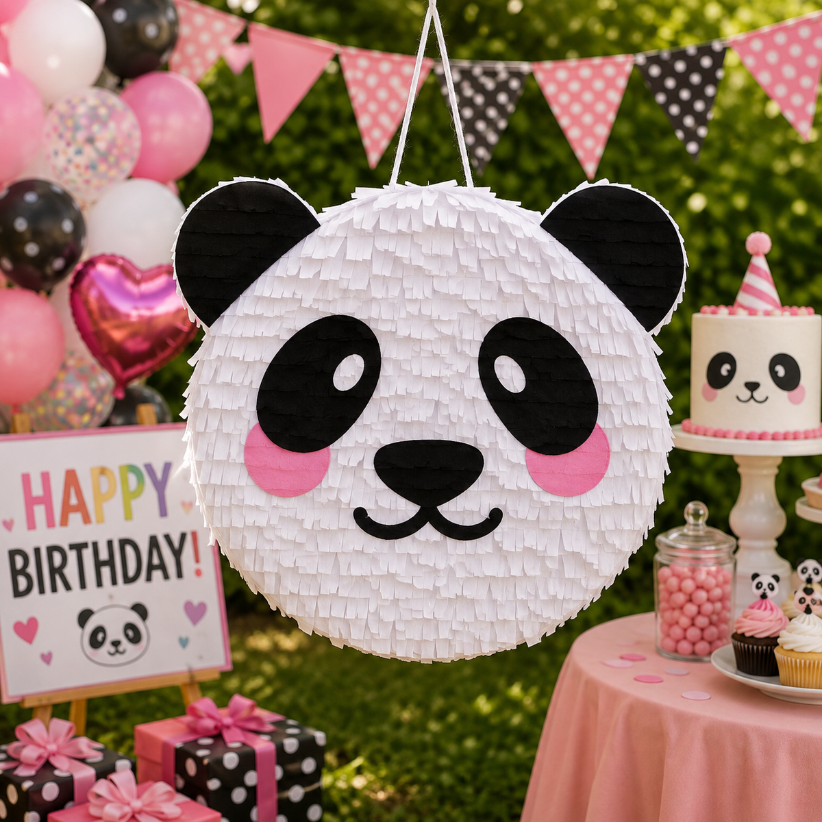 PANDA PIÑATA PRE-ORDER | 3 Days Production | FREE Stick Included!