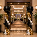 Glam Party Roman Balloon Pillar Standee