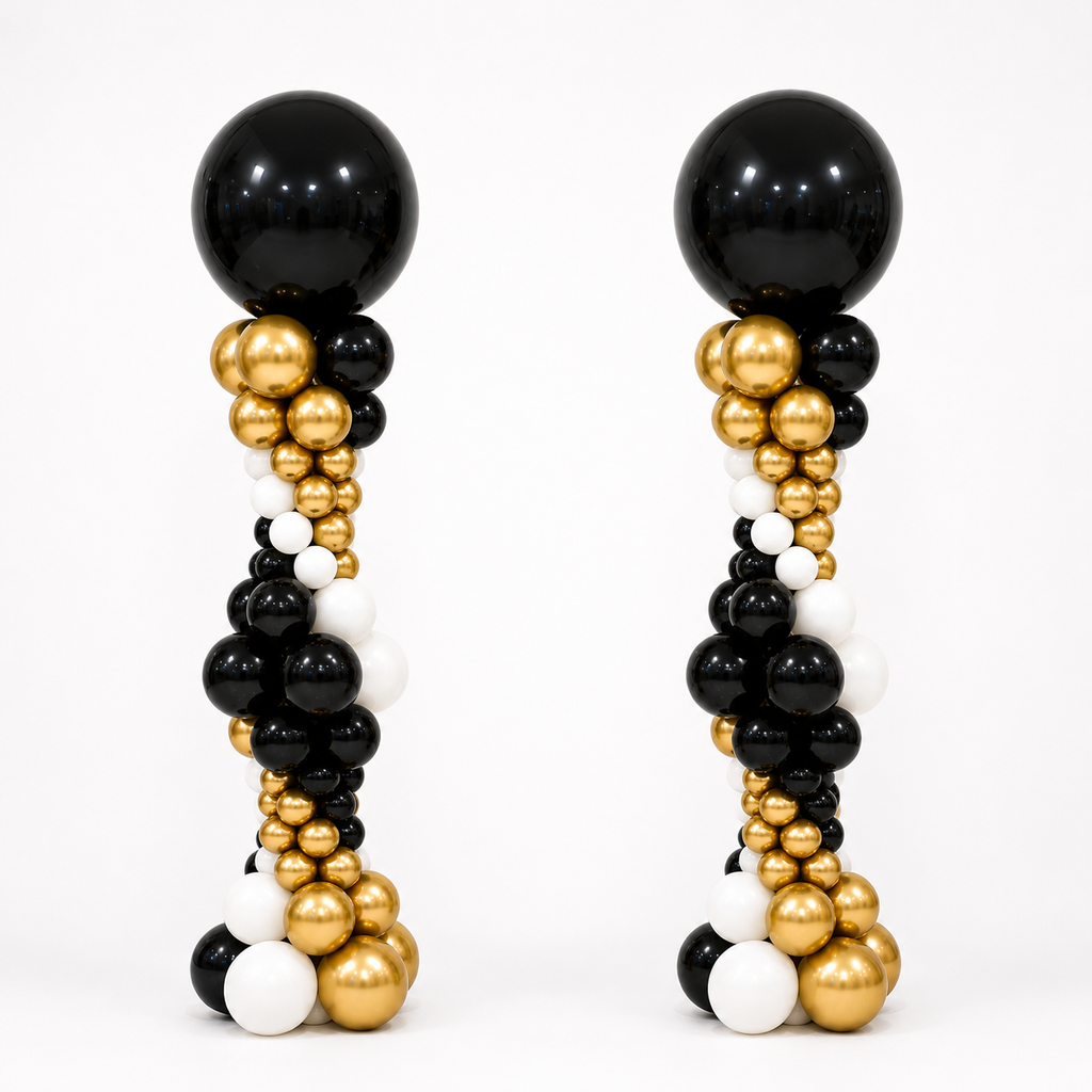 Glam Party Roman Balloon Pillar Standee