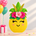 PINEAPPLE WITH FLOWER PIÑATA PRE-ORDER | 3 Days Production | FREE Stick Included!