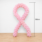 Breast Cancer - Pink Ribbon Balloon Standee - PRE-ORDER 1DAY in Advance