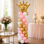 Princess Confetti Standard Balloon Pillar Standee