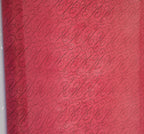 Woven Red Swirl Print Gift Wrapper - per meter