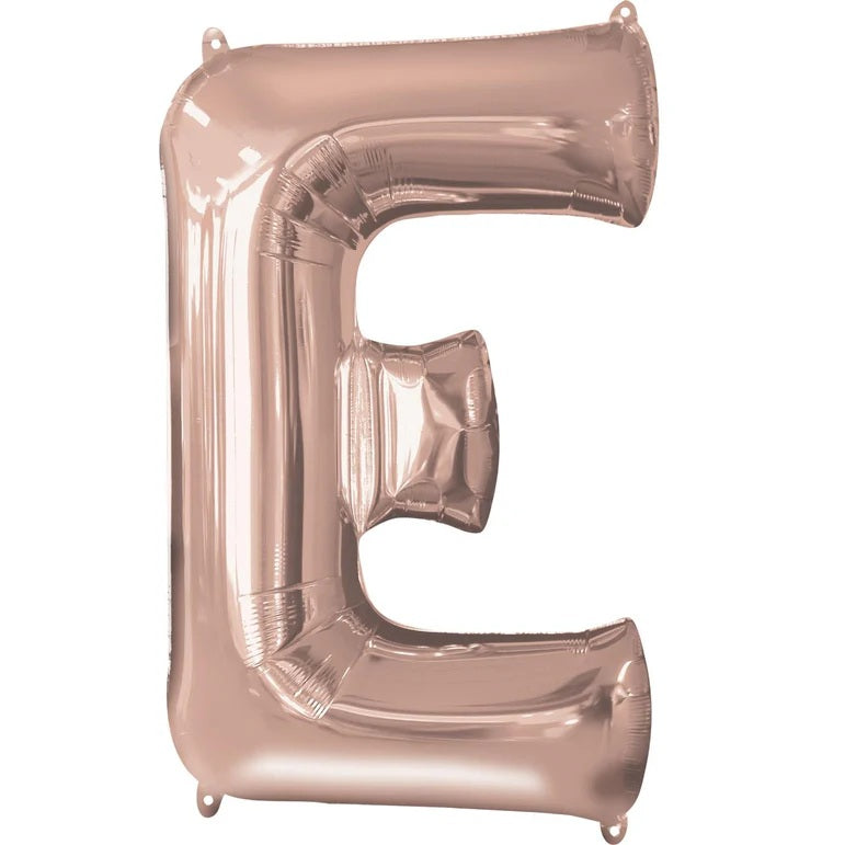 SS LETTER E - Helium Filled