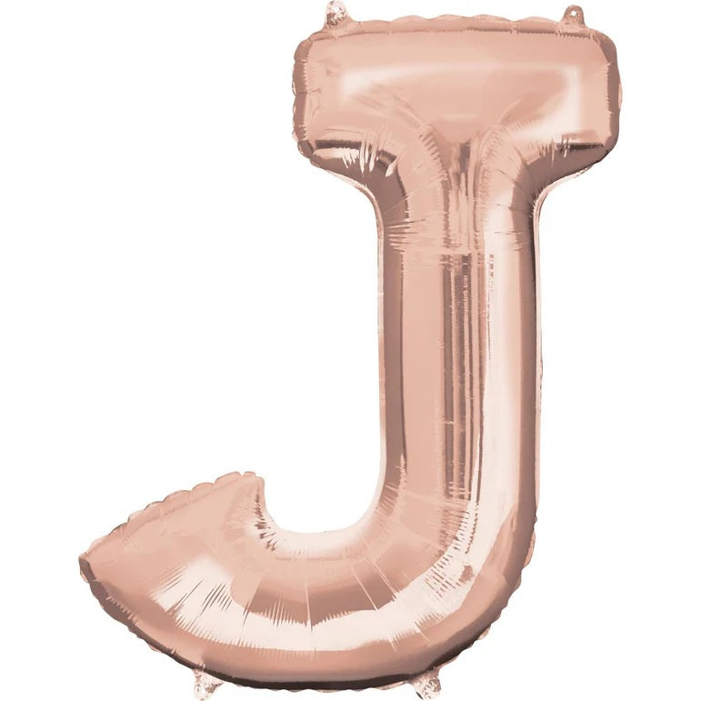 SS LETTER J - Helium Filled
