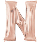 SS LETTER N - Helium Filled