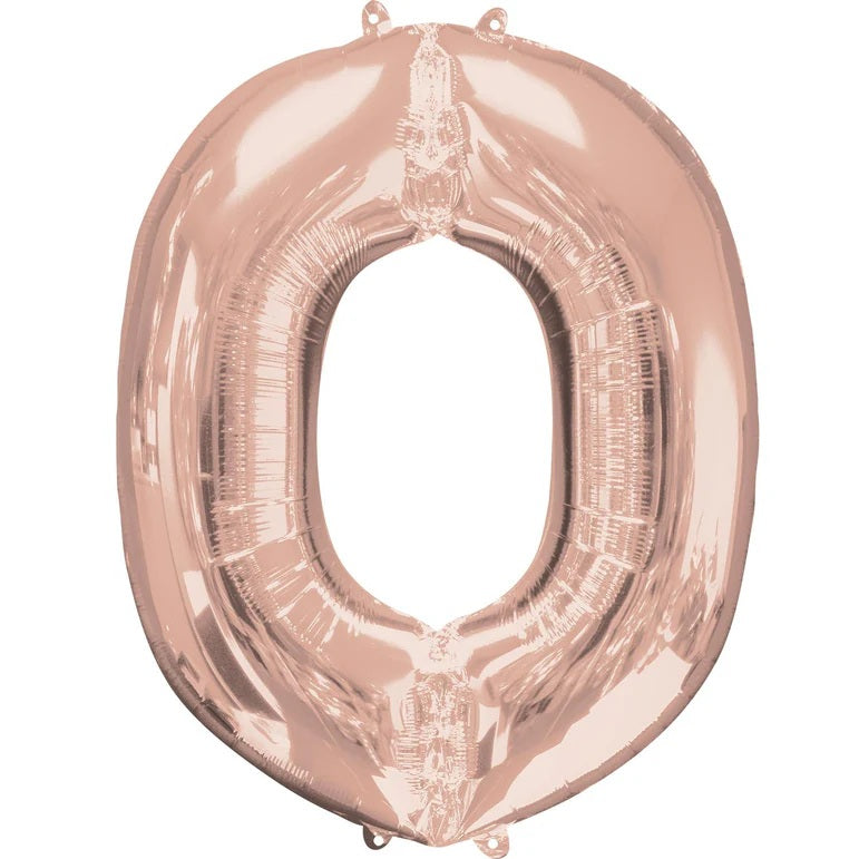 SS LETTER O - Helium Filled