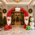 SANTA Snowman Gift FULL Balloon Arch 6Meter -1DAY NOTICE - Not Possible For Delivery