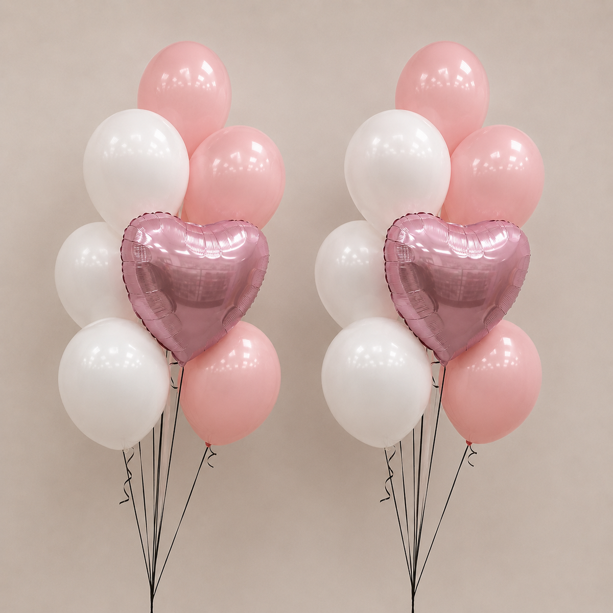 Princesses Hearty Balloon Bouquet
