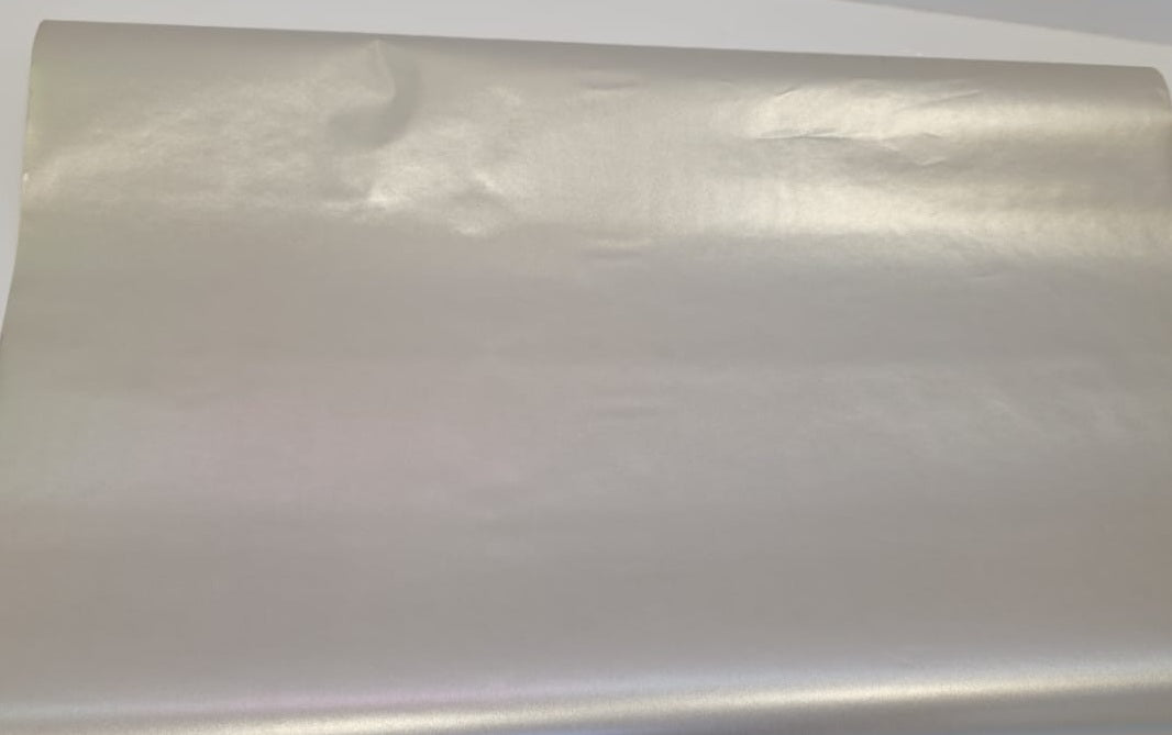 Silver Shimmer Plain Gift Wrapper - per meter