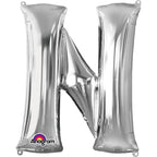 SS LETTER N - Helium Filled