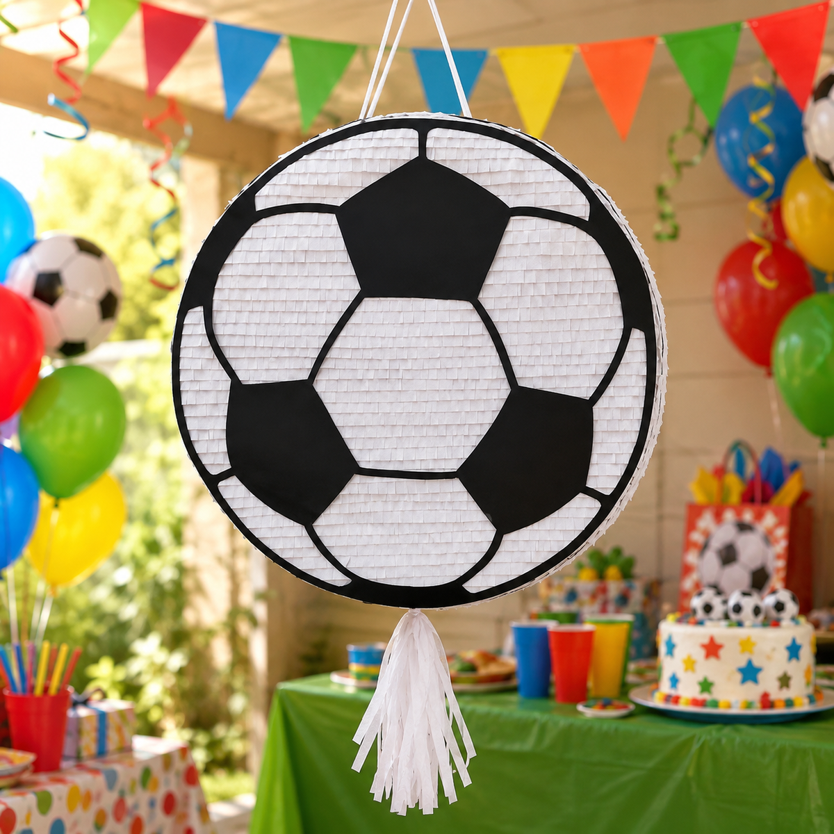 SOCCER BALL PIÑATA PRE-ORDER | 3 Days Production | FREE Stick Included!