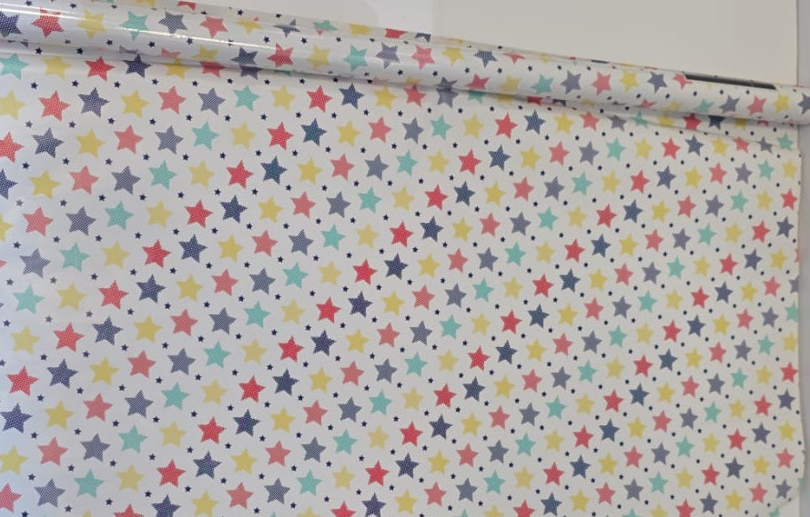 Stars Around Gift Wrapper - per Roll