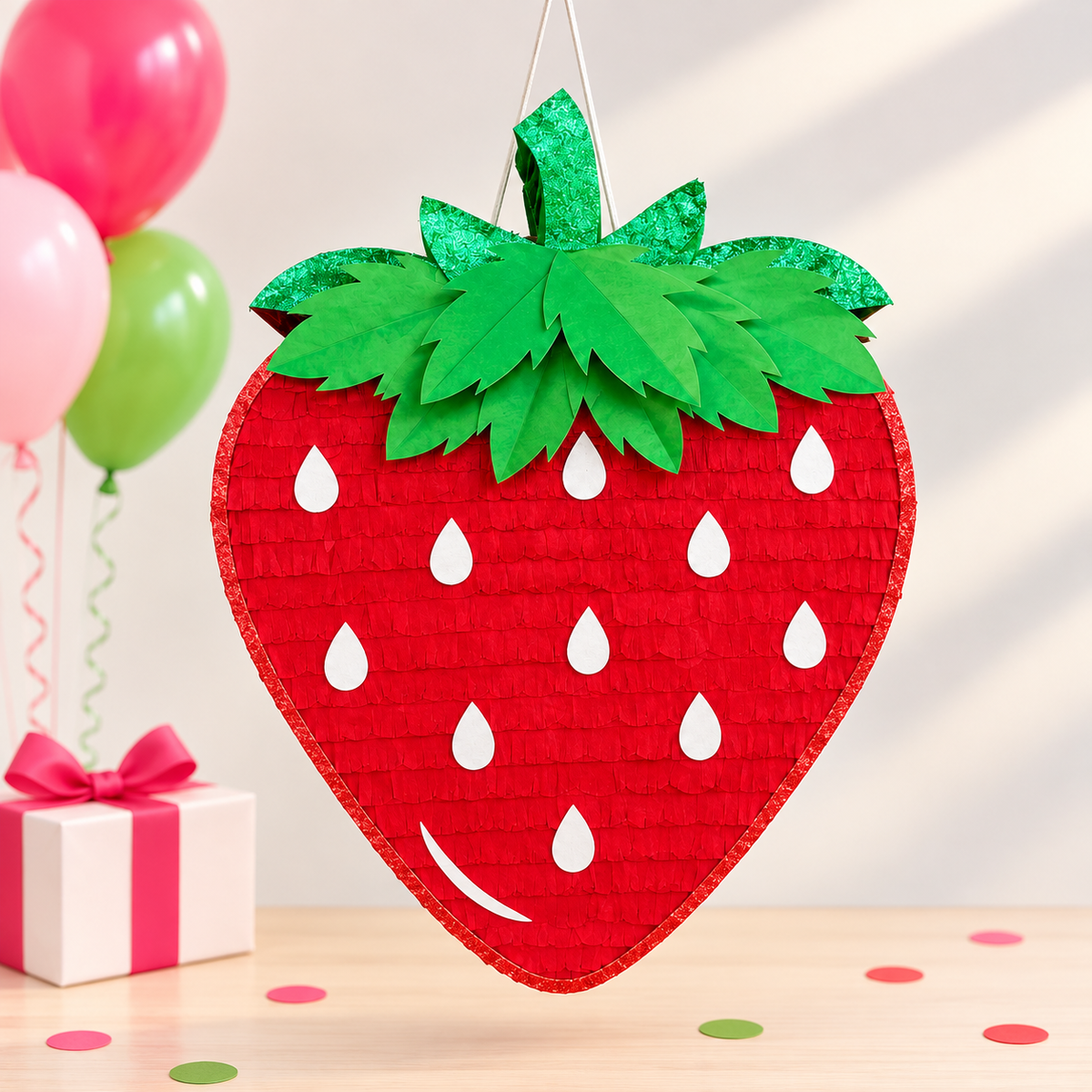 STRAWBERRY PIÑATA PRE-ORDER | 3 Days Production | FREE Stick Included!