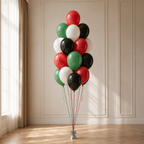 UAE National Day Latex Balloon Bouquet - 18/24count