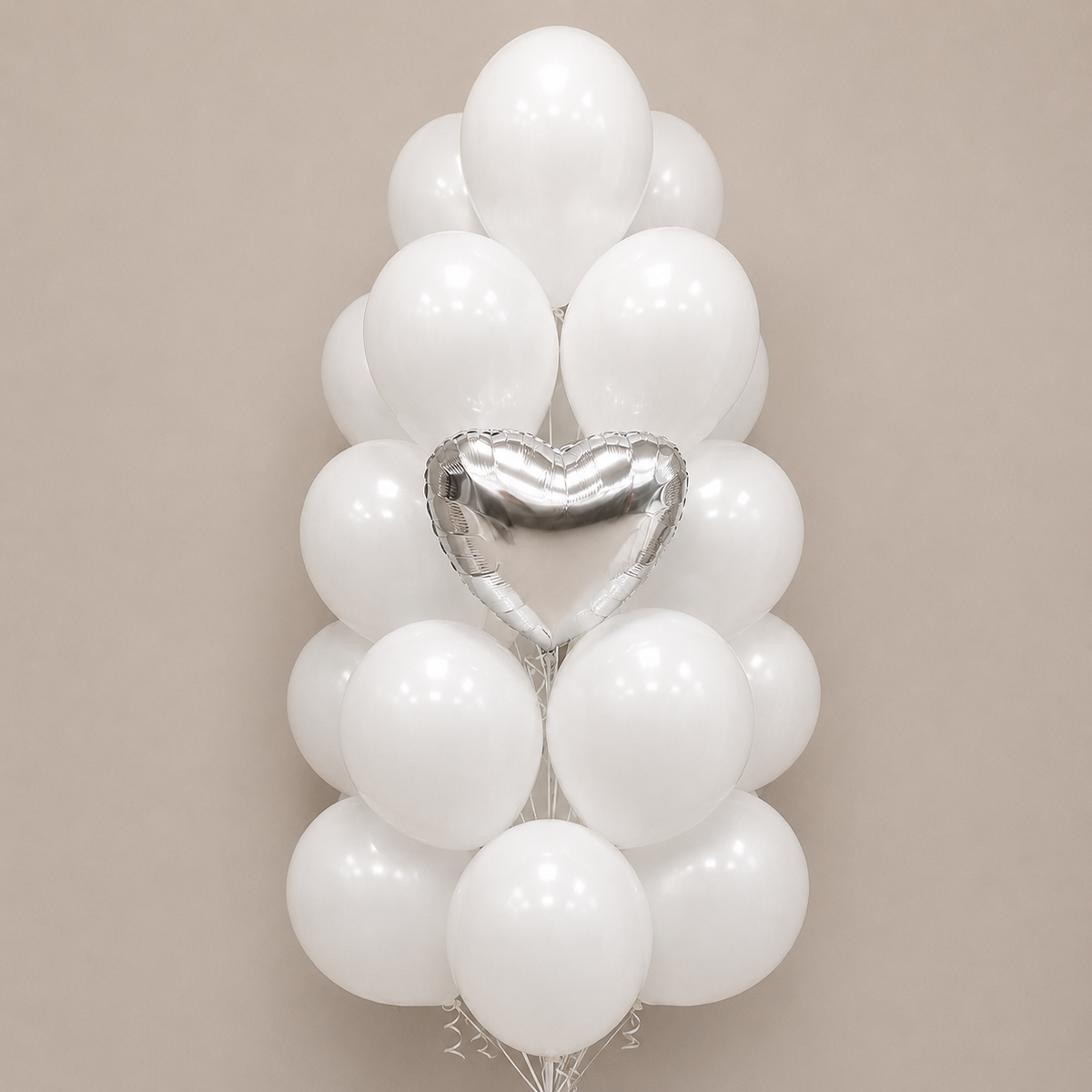 Pure Heart BIG Balloon Bouquet